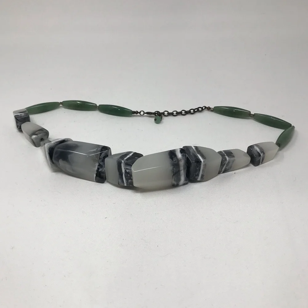 Anthro “Polished Bedrock Necklace” - Picture 5 of 11